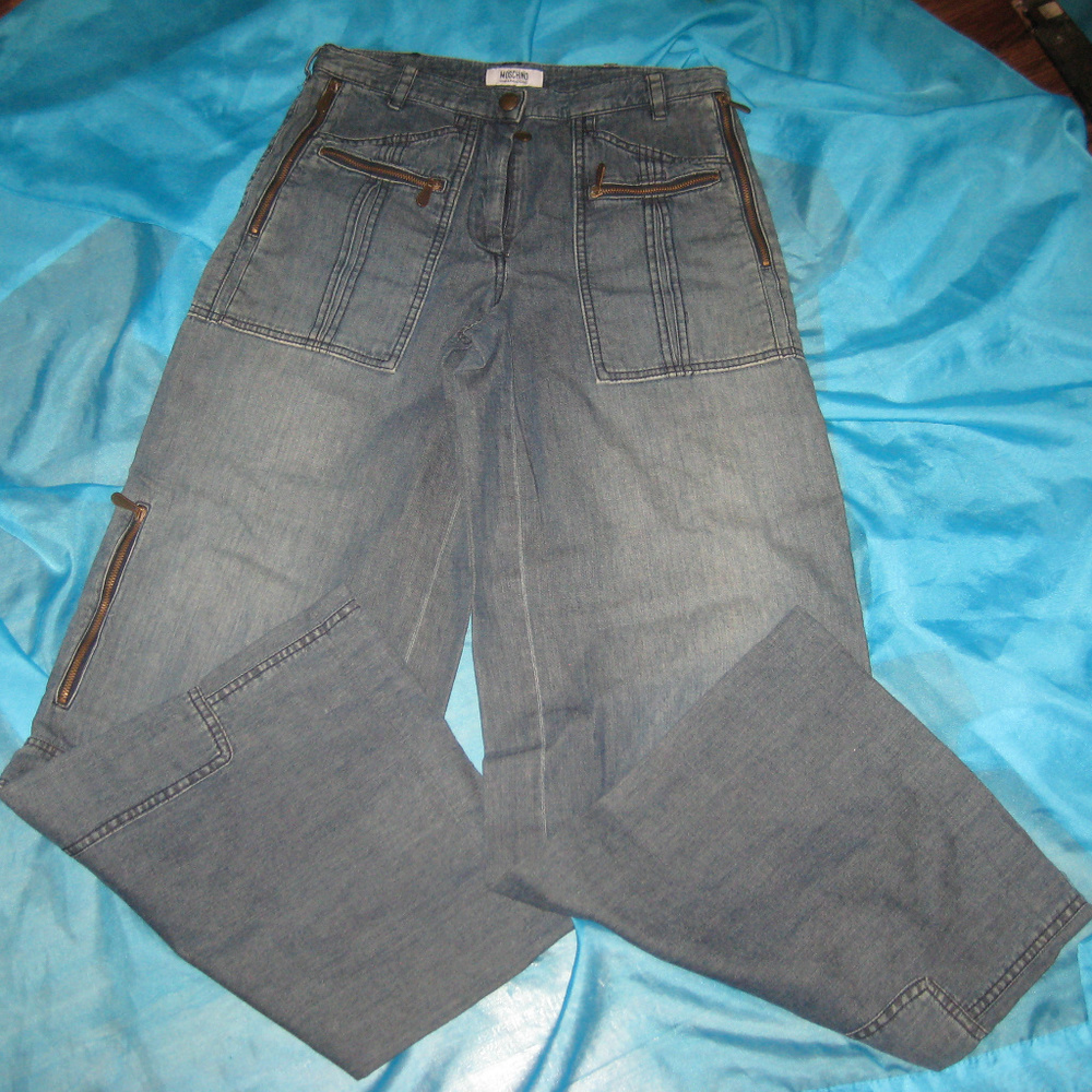 Moschino Wide Leg Jeans